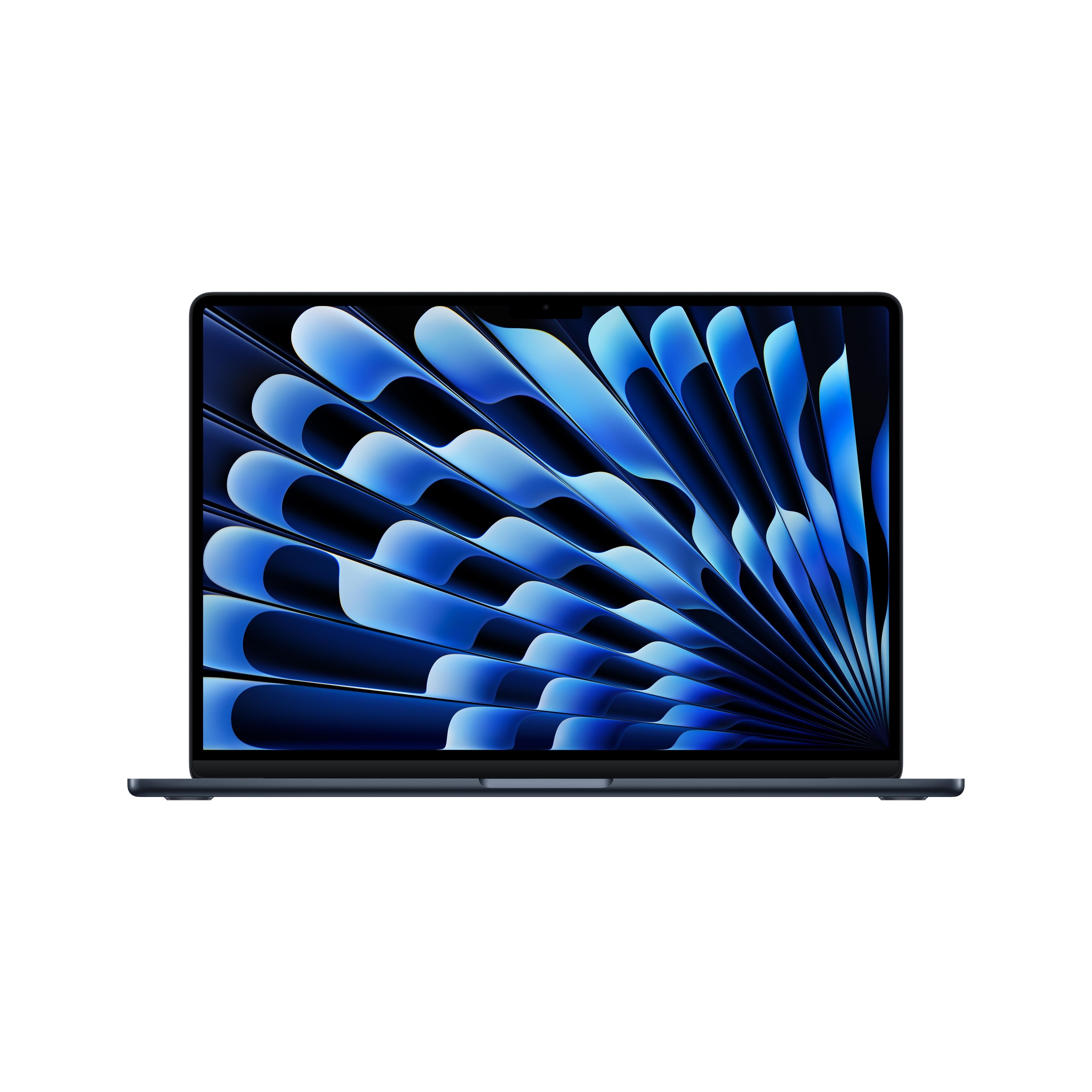 Apple MacBook Air - 15.3" | M5 | 24GB | 1TB | Midnight Bærbar Sort MDVN4DK/A
