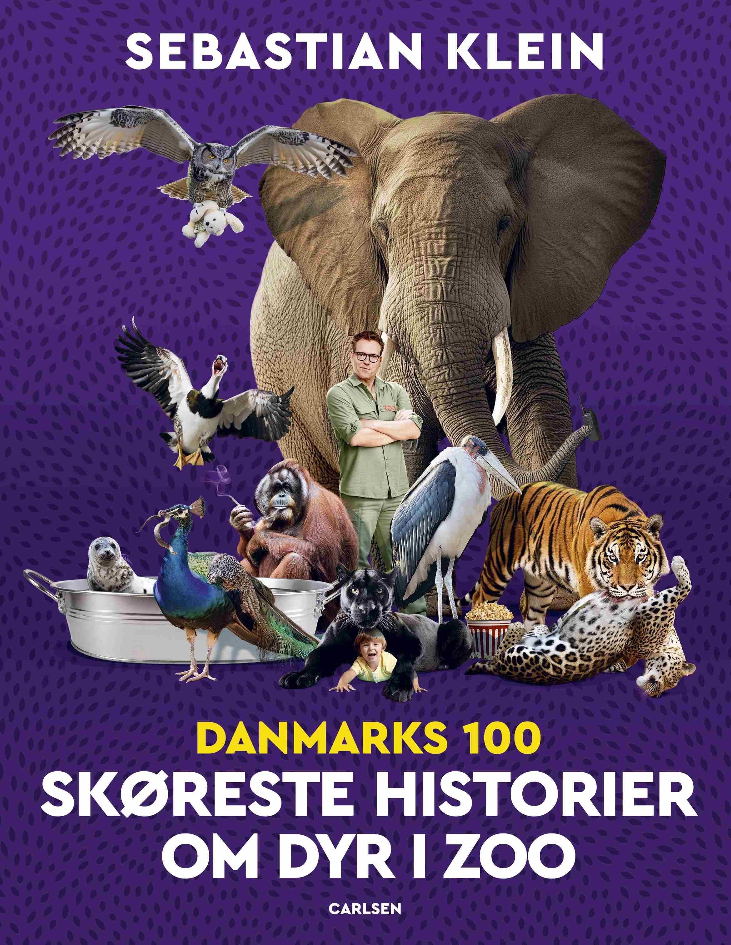 Danmarks 100 skøreste historier om dyr i zoo - Børnebog - Hardcover Børnebog 9788727234502