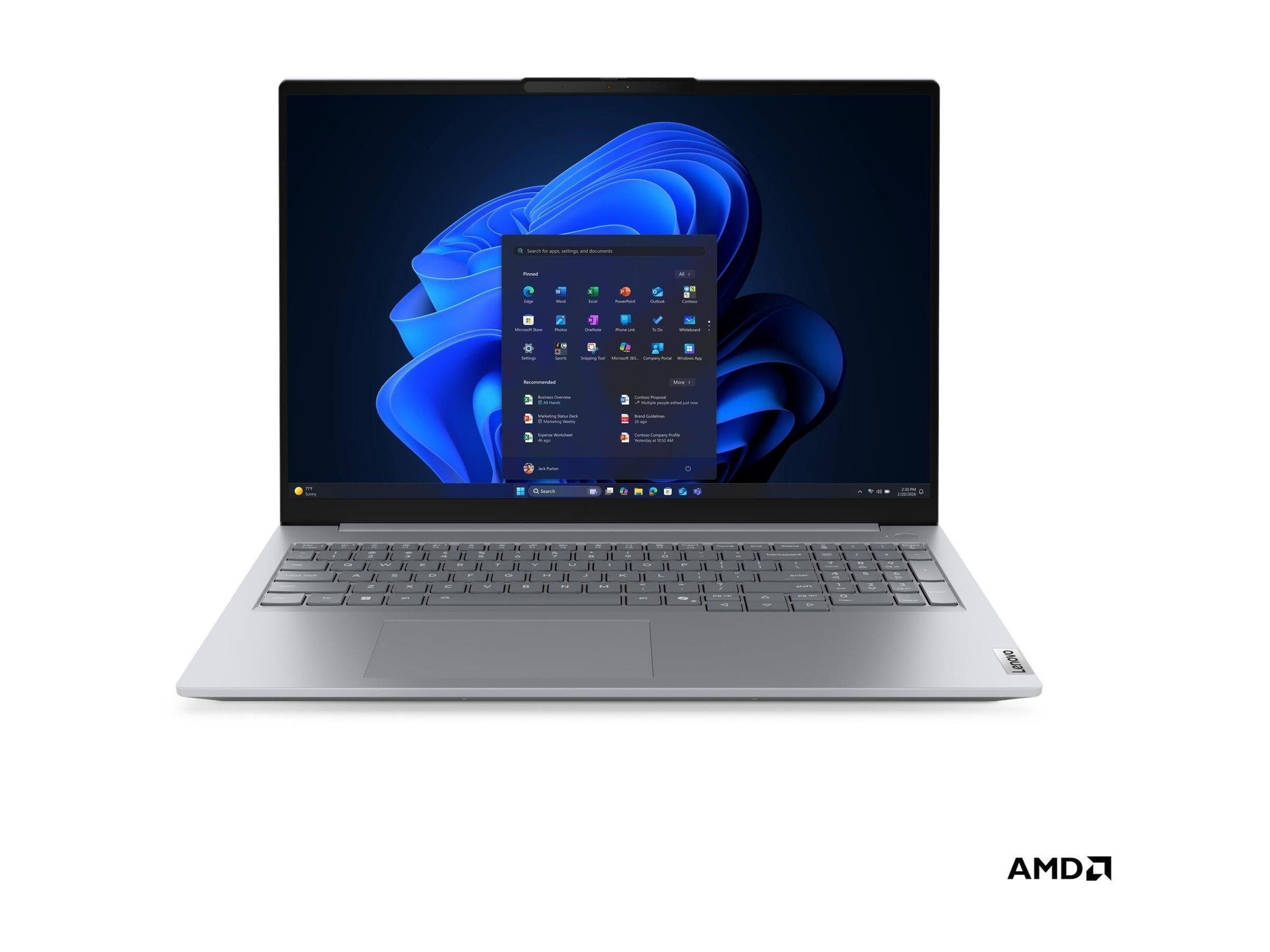 Lenovo Thinkbook 16 Gen 9 - 16" | Ryzen 7 | 32GB | 512GB Bærbar Grå 21UT000GMX