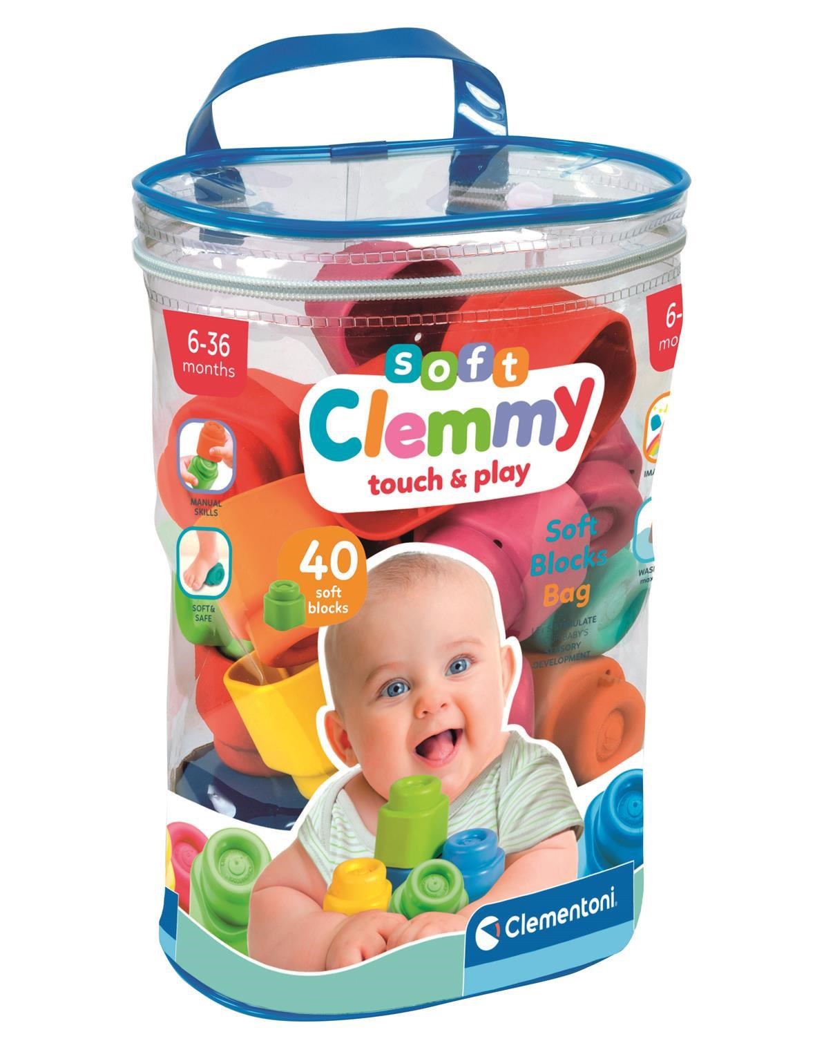 Clementoni Clemmy Bag 40pcs Babylegetøj 17878