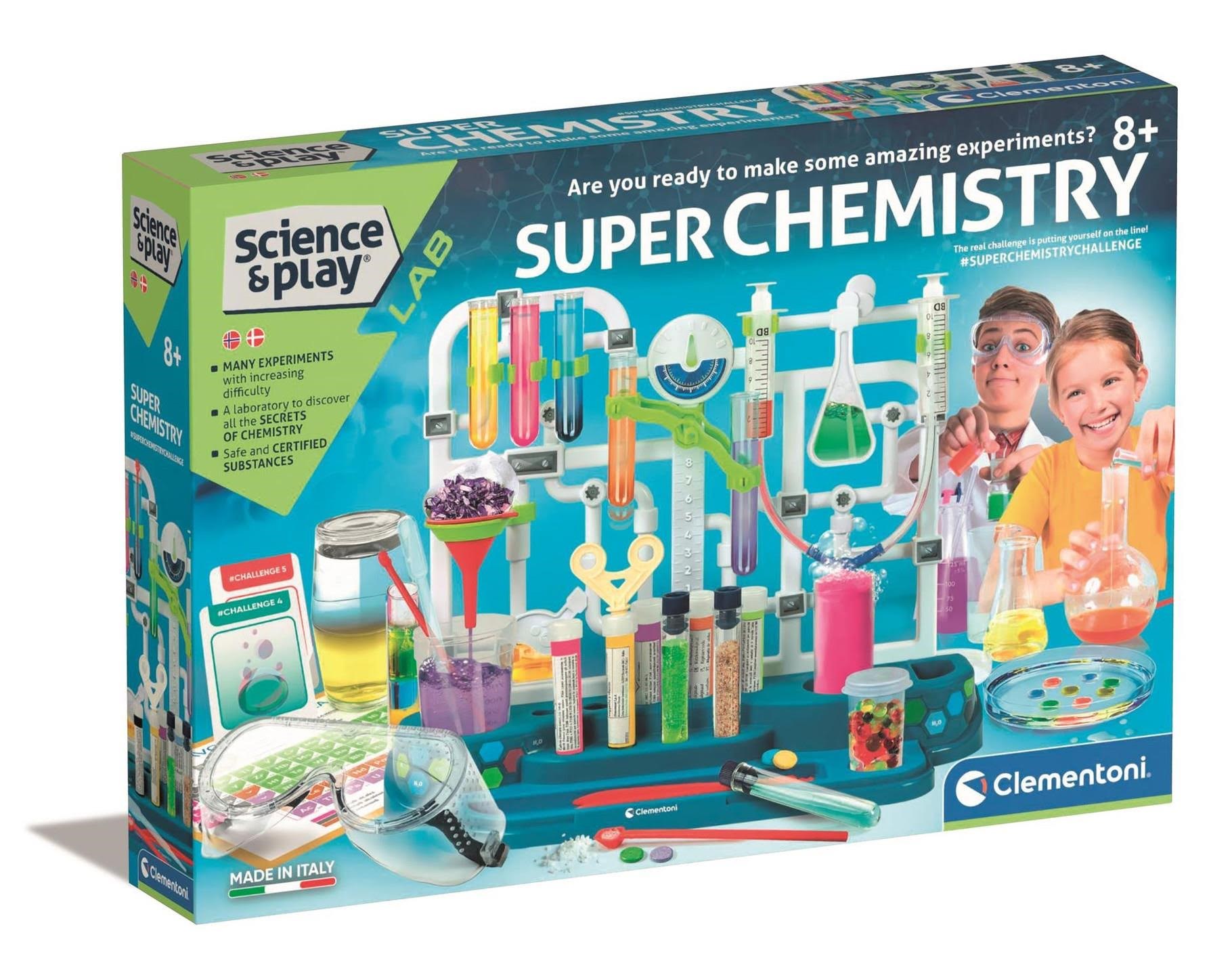Clementoni Super chemistry (DK-NO) Kreativt Legetøj 78830