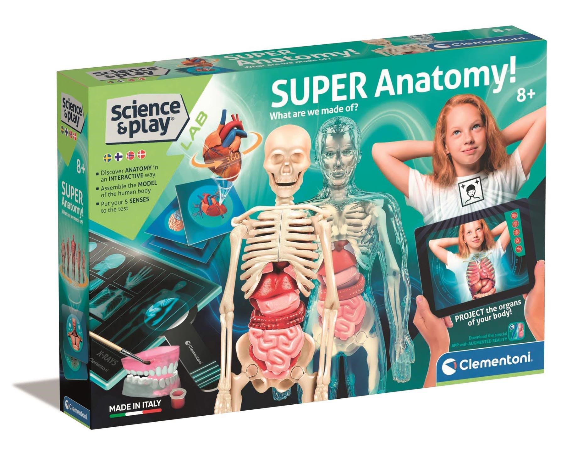 Clementoni Super Anatomy (Nordic) Kreativt Legetøj 78826