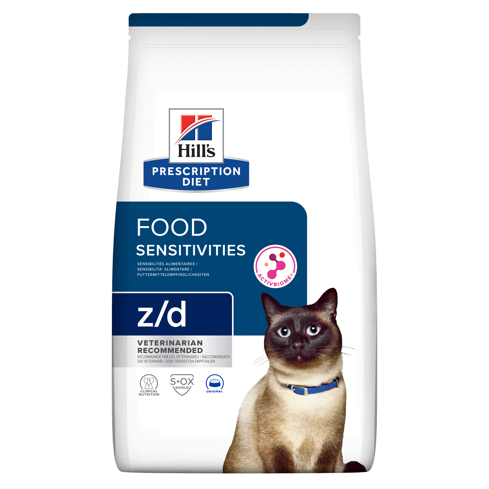 Hill's Prescription Diet Food Sensitivities z/d Dry Cat Food 3kg Katteudstyr 052742047393