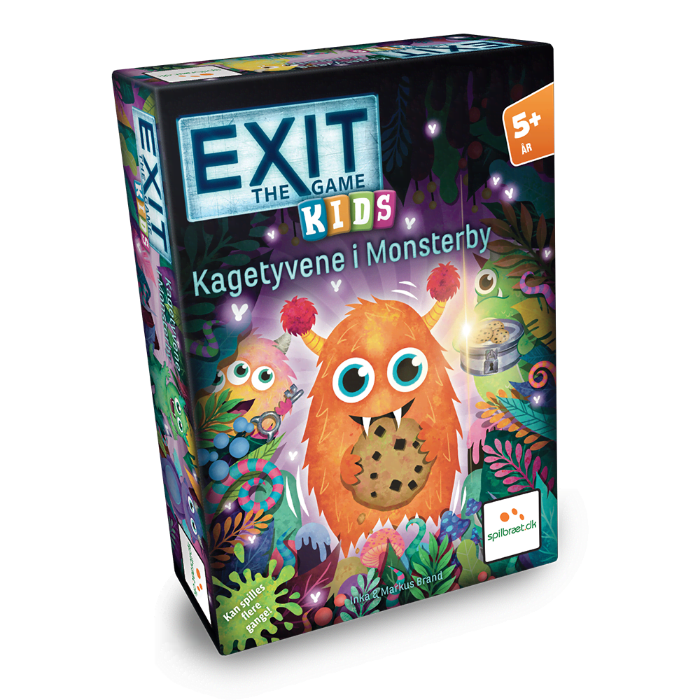 Lautapelit EXIT for Børn - Kagetyvene i Monsterby (DK)
