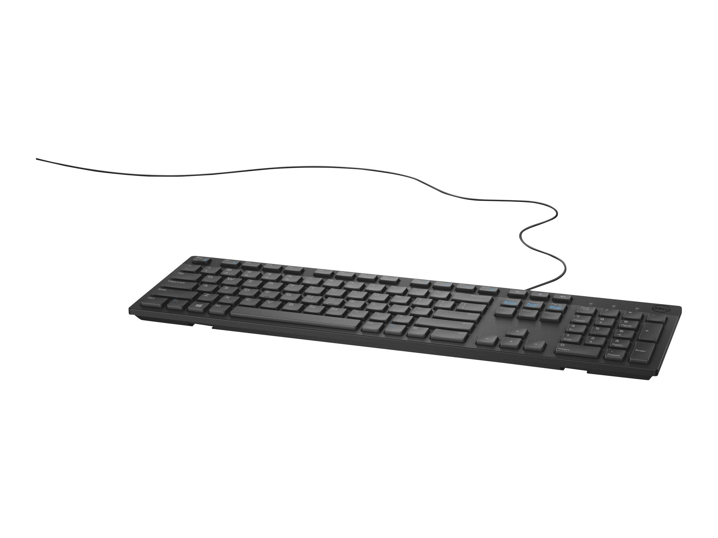 Dell KB216 - keyboard - multimedia - QWERTY - Danish - black Input Device - Tastatur - Dansk - Sort