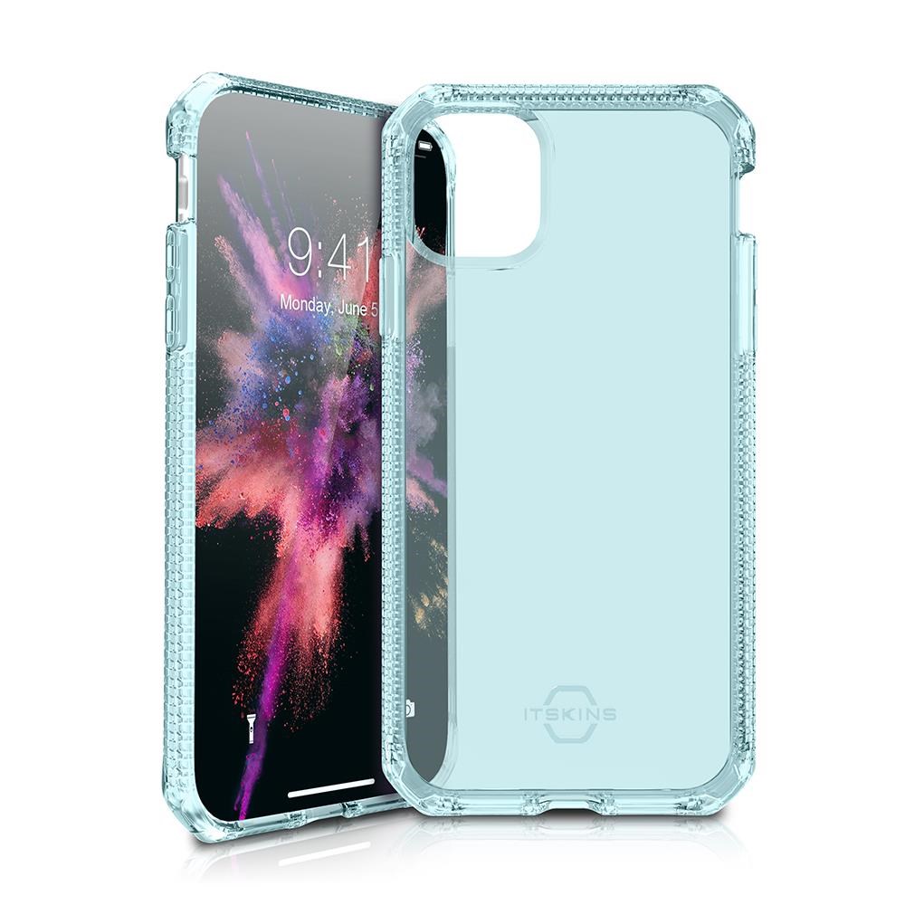 ITSKINS SPECTRUM CLEAR cover for iPhone 11 Pro / XS / X . Light blue Mobilcover APXE-SPECM-LBLU