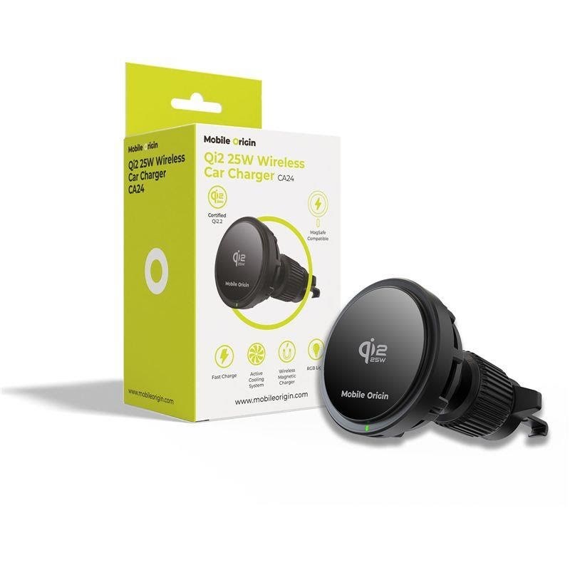 Mobile Origin Qi2 25W Wireless Car Charger CA24 Mobil Oplader MO-WCCH-CA24