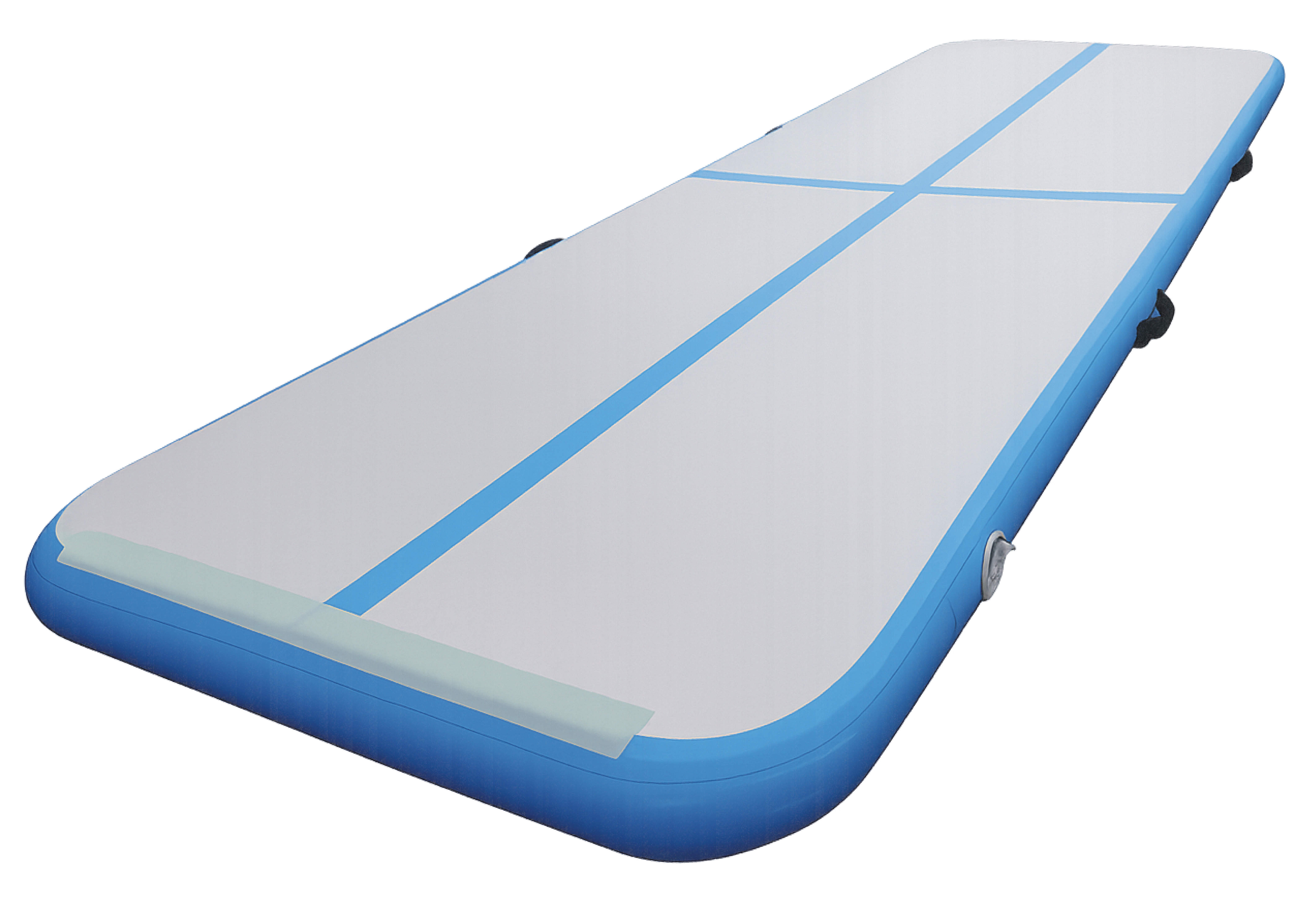 ASG Airtrack - 300cm × 100cm × 10cm - Blå/Grå Træningsudstyr ASG5283BLUEONE SIZE