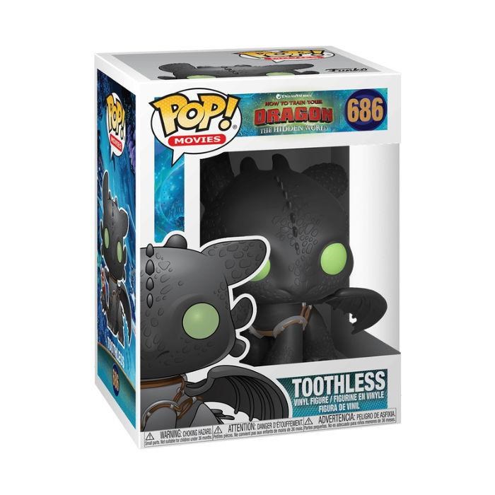 Funko! - Funko POP Vinyl HTTYD3 Toothless Merchandise 36355