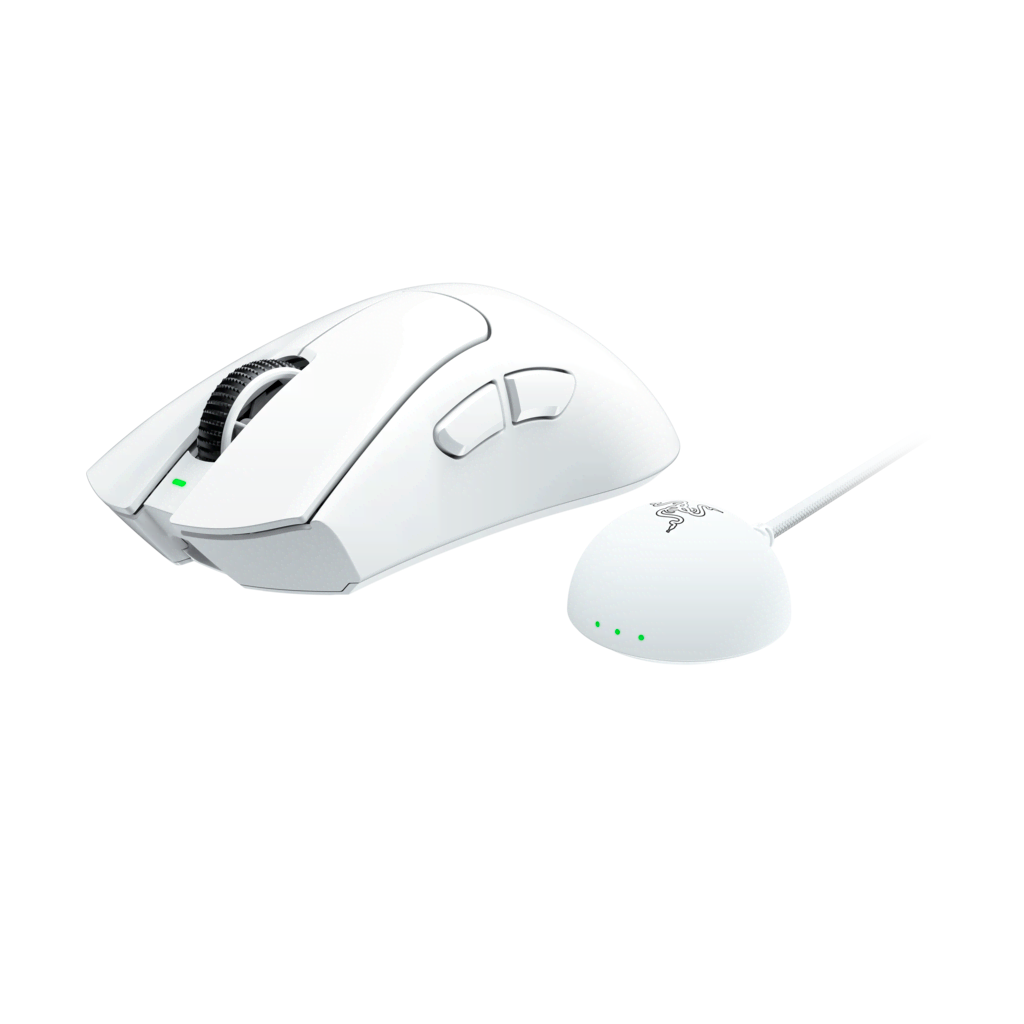 Razer DeathAdder V4 Pro - Gaming Mus - Optisk - 6 knapper - Hvid Mus RZ01-05330200-R3G1
