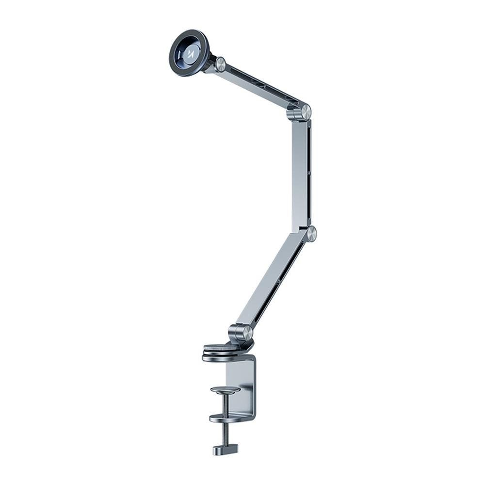 Wozinsky WTY0YS1 magnetic holder 360° rotating solid for phone and tablet - gray Mobil Tilbehør 5907769384820