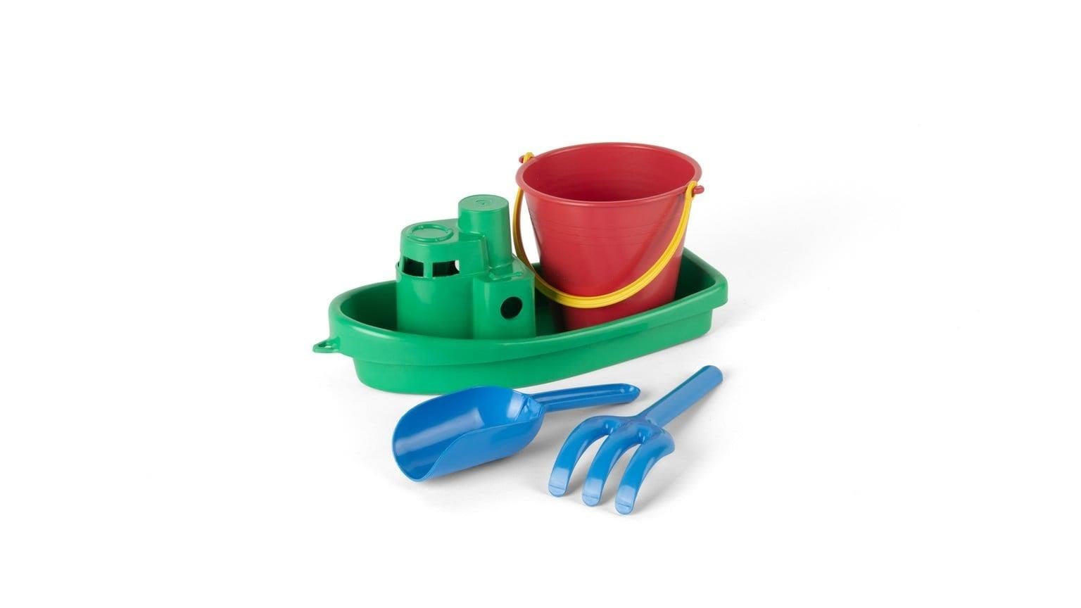Dantoy Recycled Boat Set - Green Udendørsleg 1431