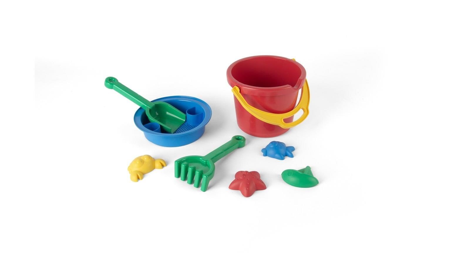 Dantoy Recycled Bucket Set - Red Udendørsleg 1434