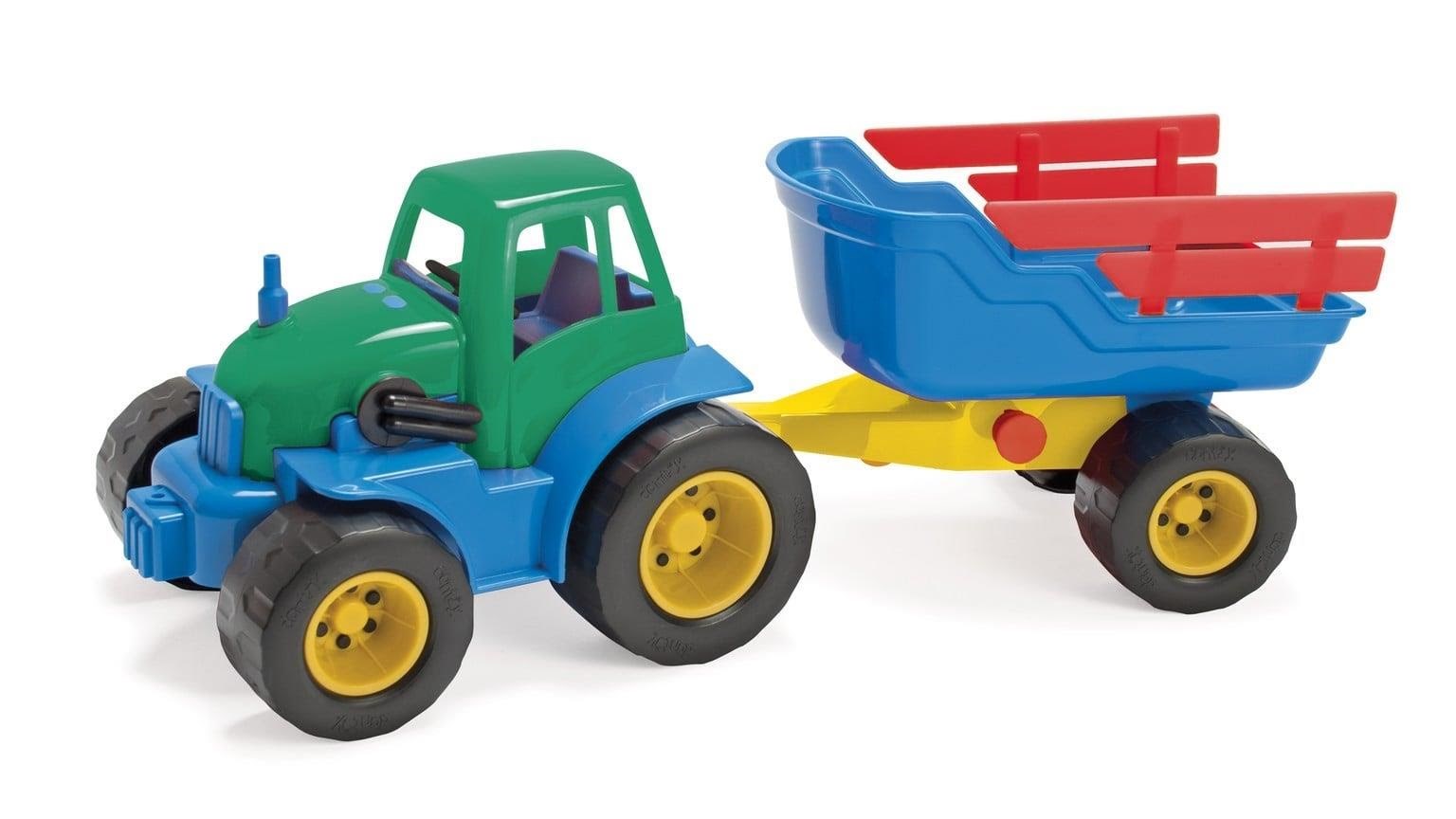 Dantoy Recycled Tractor with Trailer Udendørsleg 1435