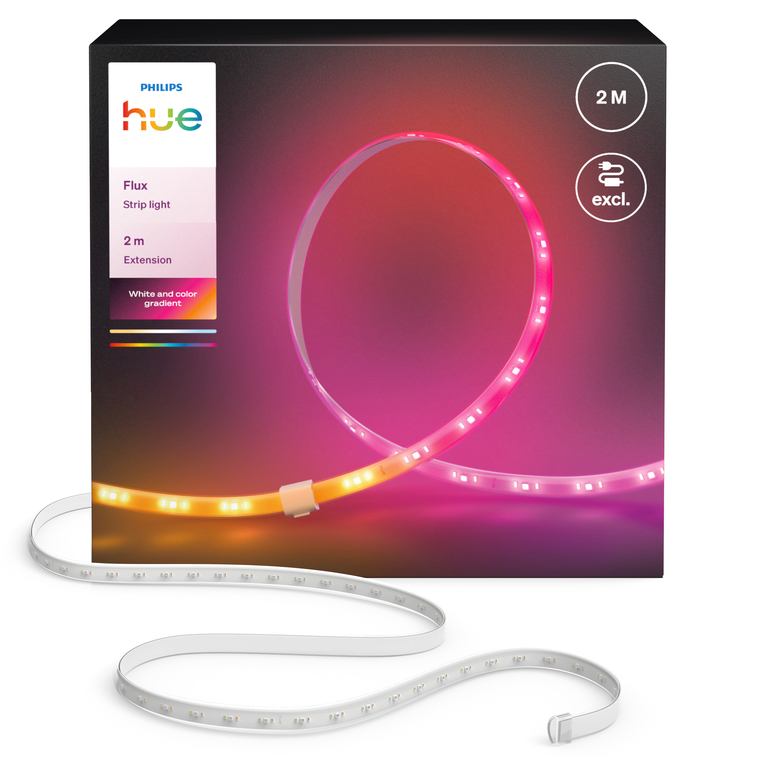 Philips Hue Flux LED strip forlænger 2 m Smart Home 929004297102