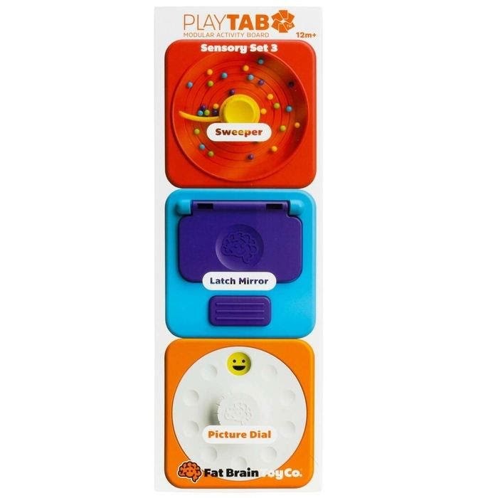 Fat Brain Play Tab Sensory Set 3 Babylegetøj F4885DT2