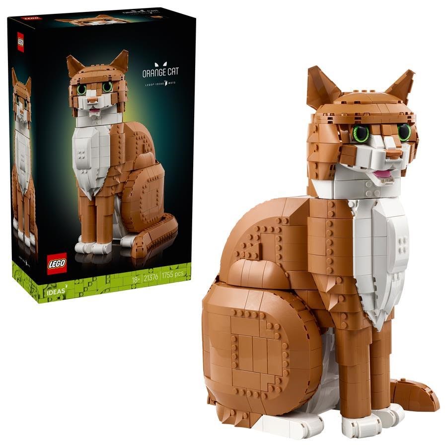 LEGO Ideas 21376 Orange kat byggesæt 18+ år