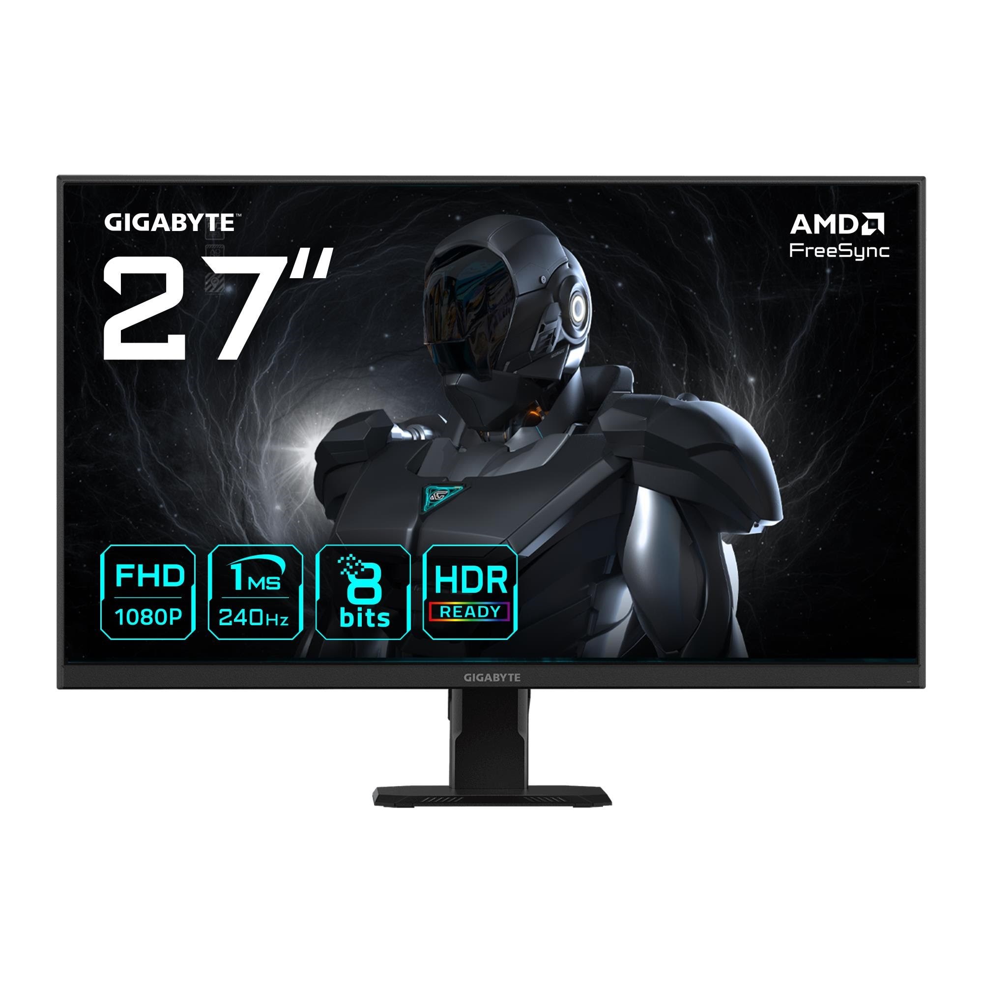 27" GIGABYTE GS27F2 - 1920x1080 (FHD) - 240Hz - IPS Computerskærm Black GS27F2 EK