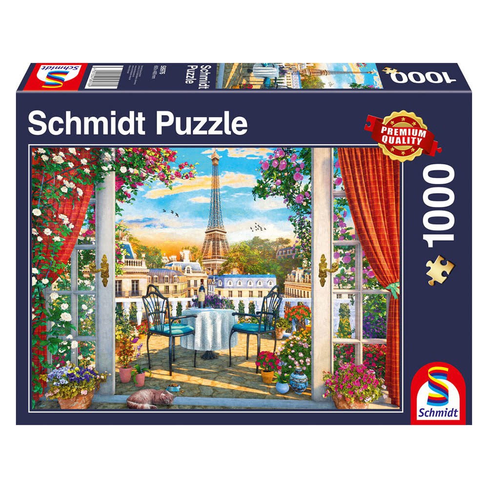 Schmidt Puzzle - A terrace in Paris (1000 pieces) Puslespil SCH8976