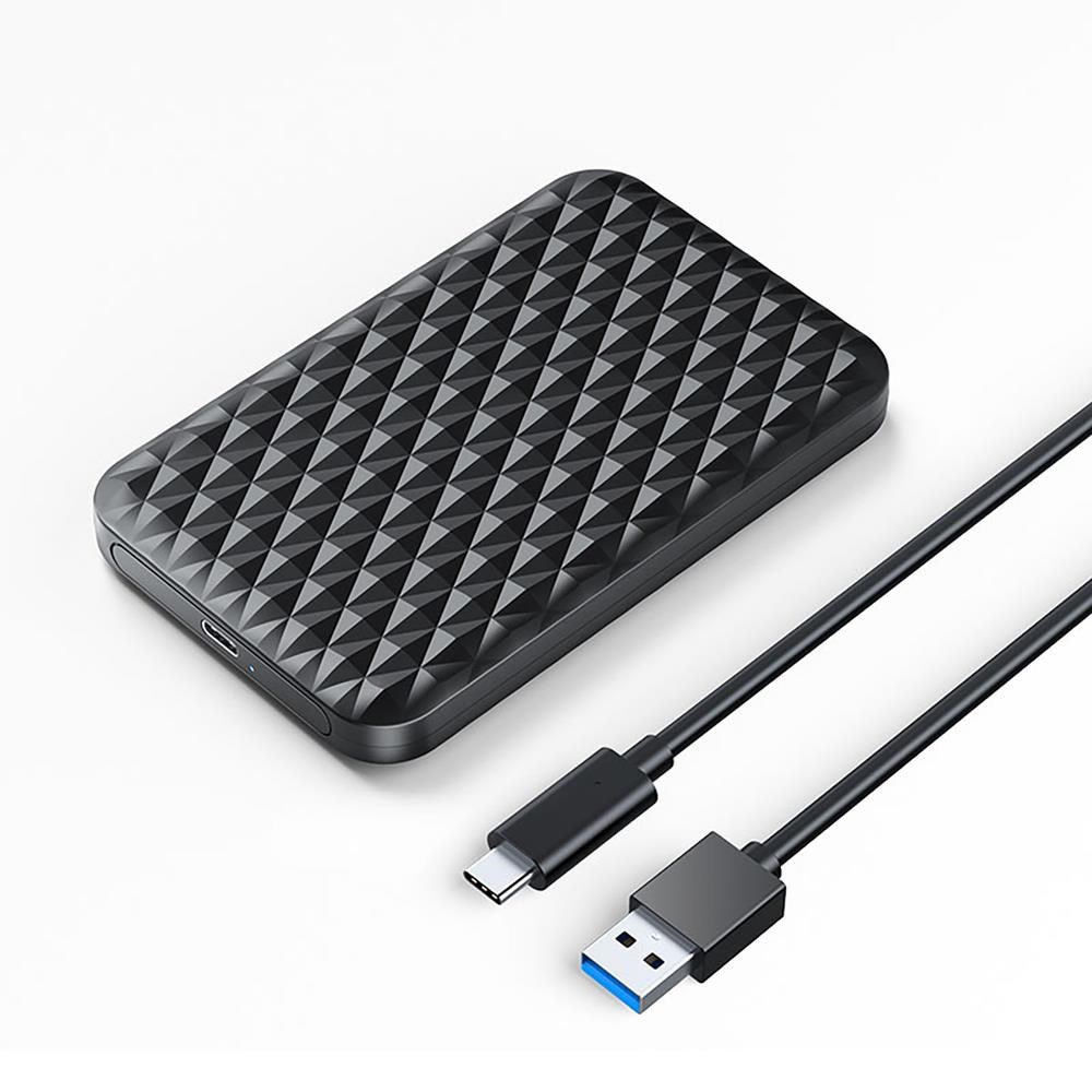 ORICO 2520C3-V1 2.5" HDD/SSD USB-C 5Gb/s Disk Drive - Black Harddisk Tilbehør 2520C3-V1-BK-EP