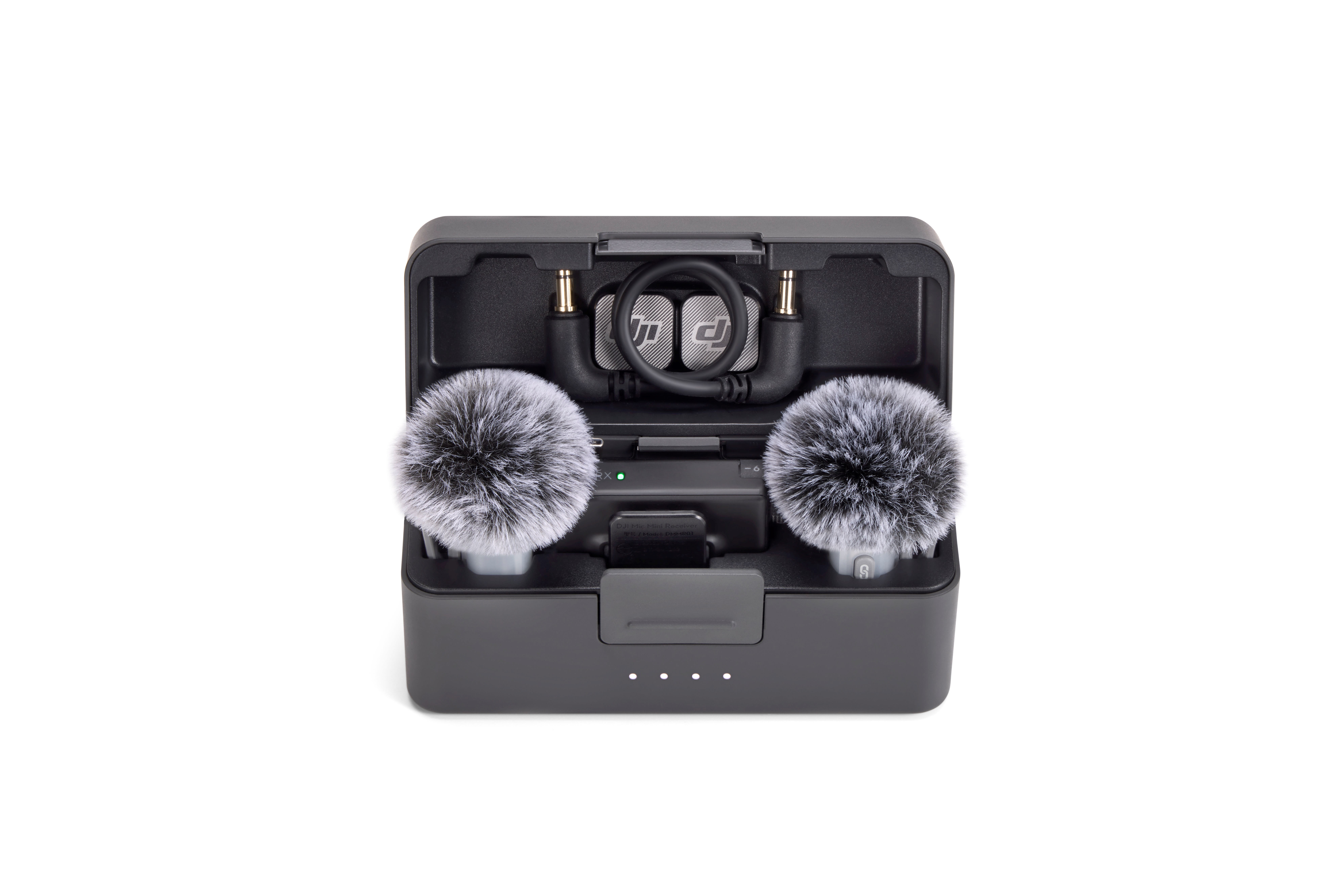 DJI Mic Mini 2 (2 TX + 1 RX + opladningsetui) Mikrofon Sort CP.RN.00000529.01