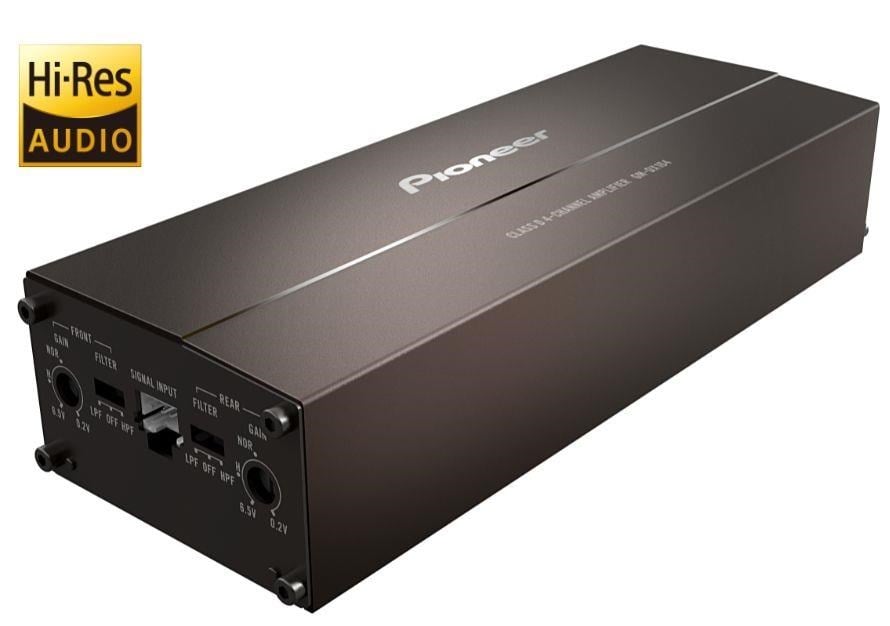 Pioneer GM-DX104 - 4-channel 4x100W - Forstærker Bilstereo Sort