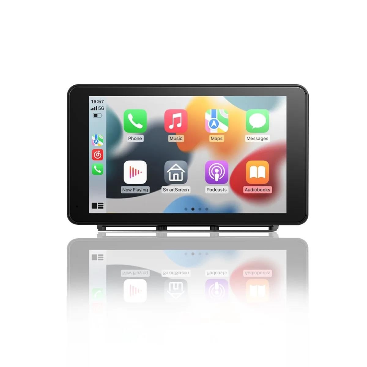 Autosky APID301 7? Wireless CarPlay & Android Auto Screen with Backup - Smart display