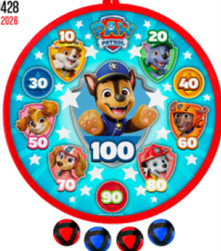 Paw Patrol Darts balls target game 28cm PAW PATROL Udendørsleg 60282