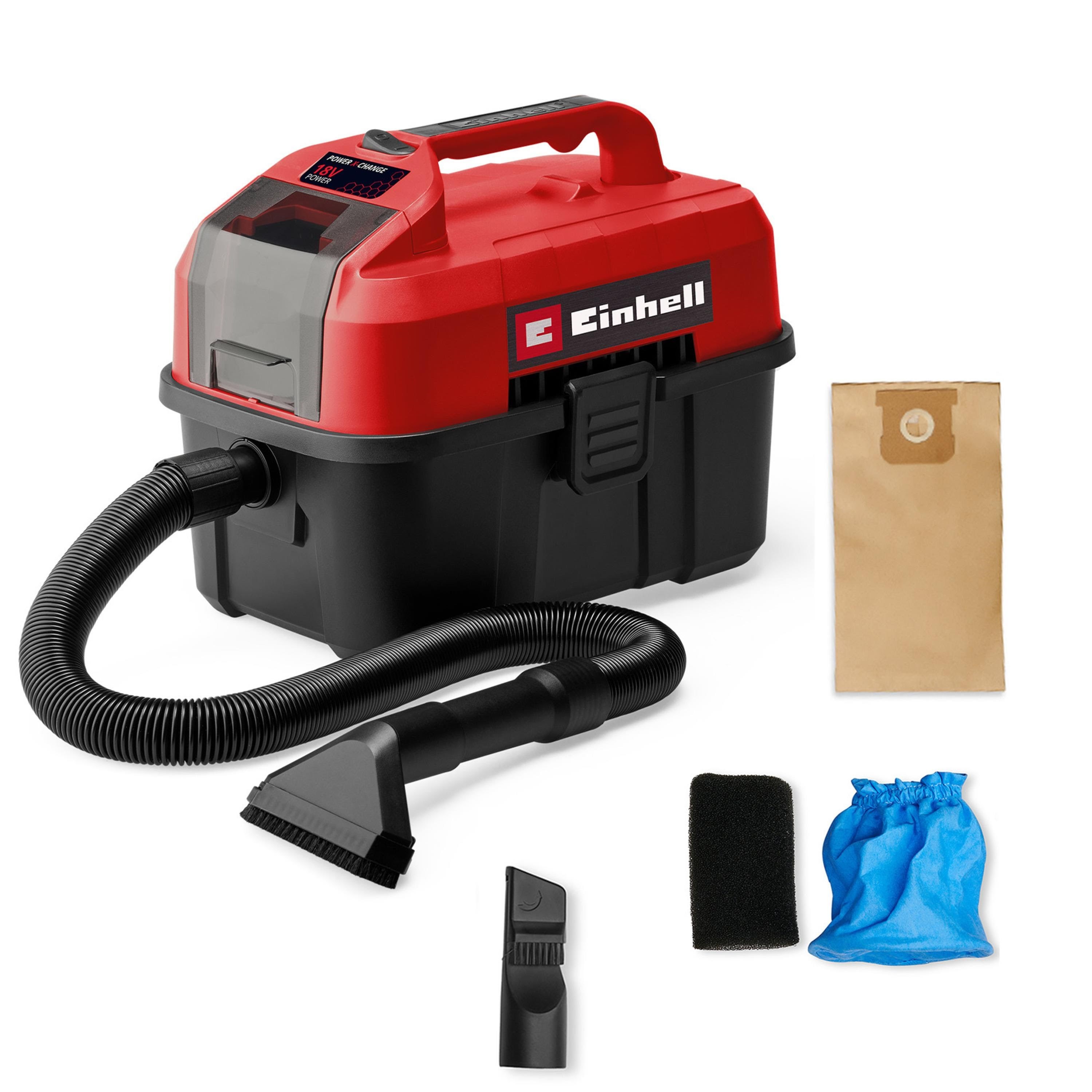 Einhell Støvsuger TE-VC 18/10 Li-Solo Cordless Wet & Dry Vacuum Cleaner Støvsuger 2347160