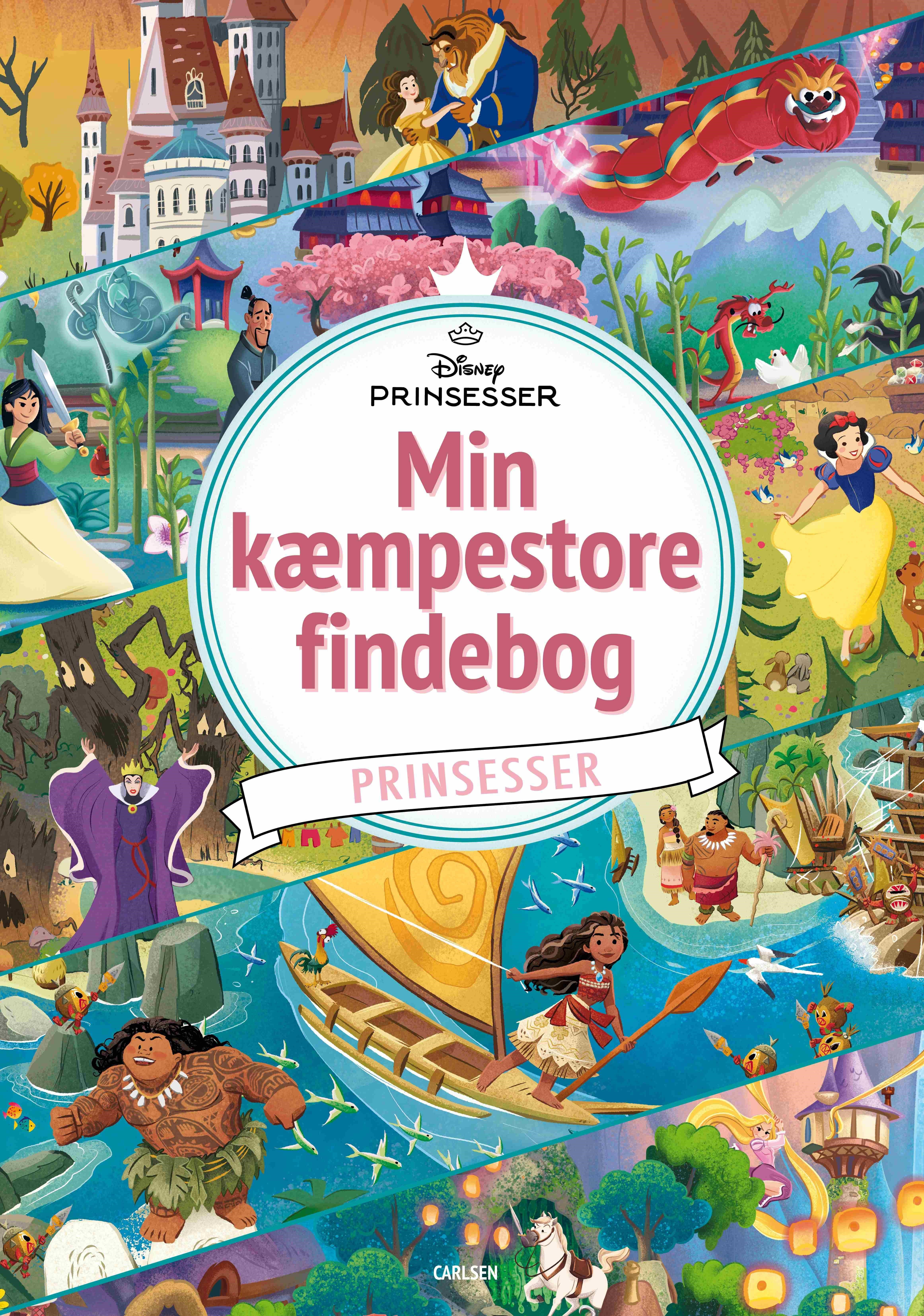 Min kæmpestore findebog - Prinsesser - Børnebog - Papbog Børnebog 9788727307244