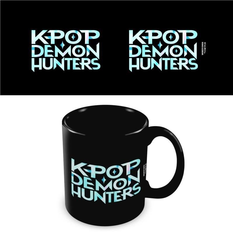 Pyramid - Mug K-Pop Demon Hunters (K-Pop Logo) Black Pod - Krus Merchandise MGB2510456