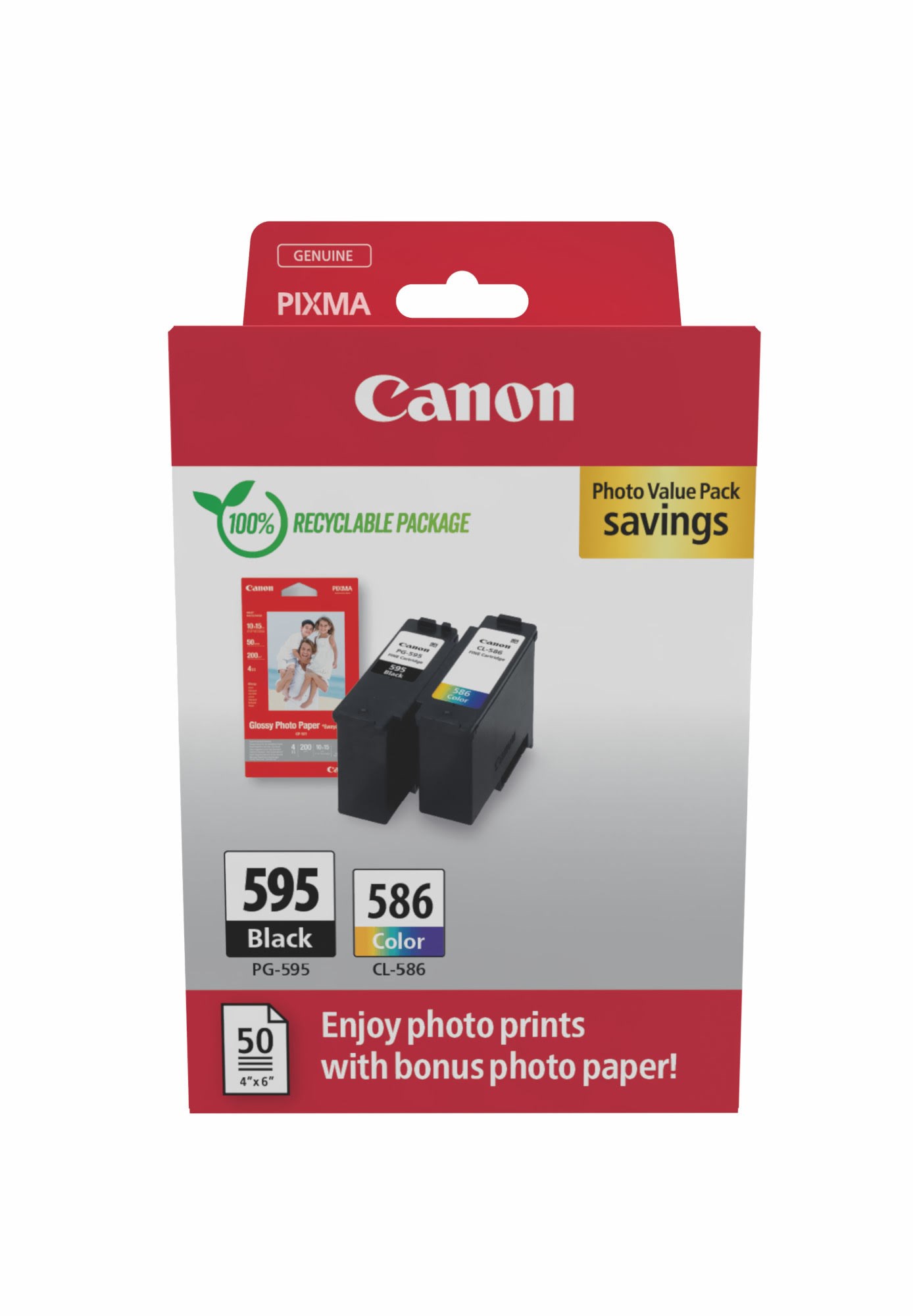 Canon PG-595/CL-586 / 7171C004 Multipack Printerpatron Og Toner