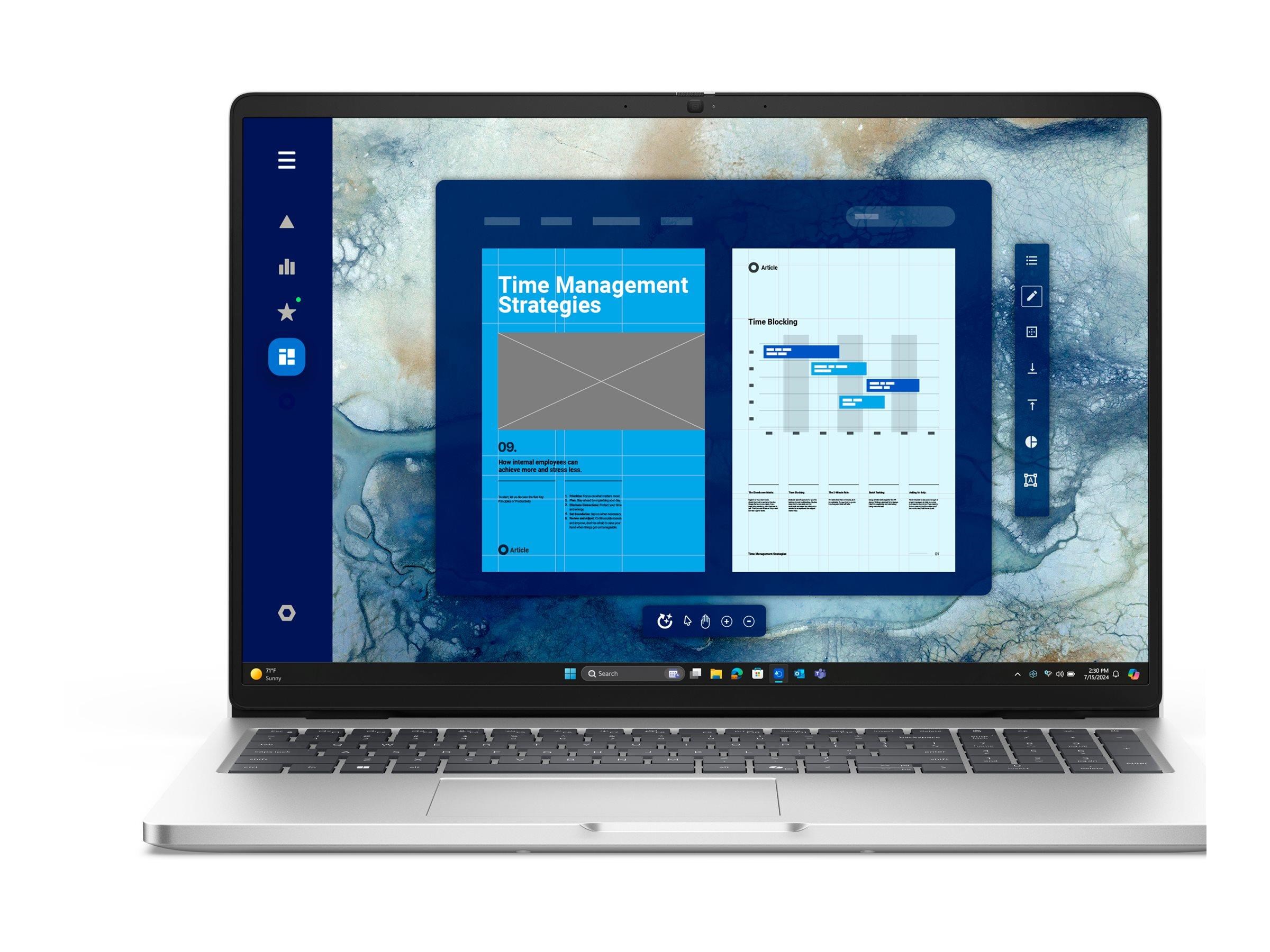 Dell Pro 16 PC16250 - 16" | Intel Core Ultra 5 235U | 16GB | 512GB | vPro Enterprise Bærbar Sølv N35Y6