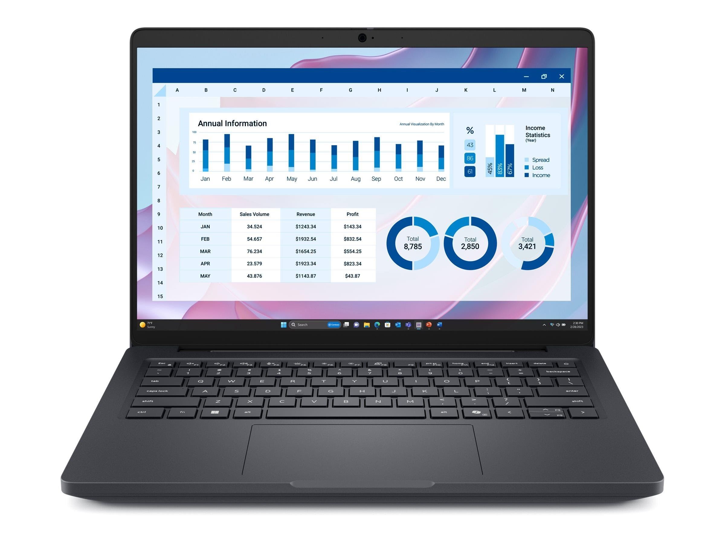 Dell Pro Max 14 MC14255 - 14" | Ryzen AI 7 | 16GB | 512GB | AMD PRO Bærbar Sort 9PHG3