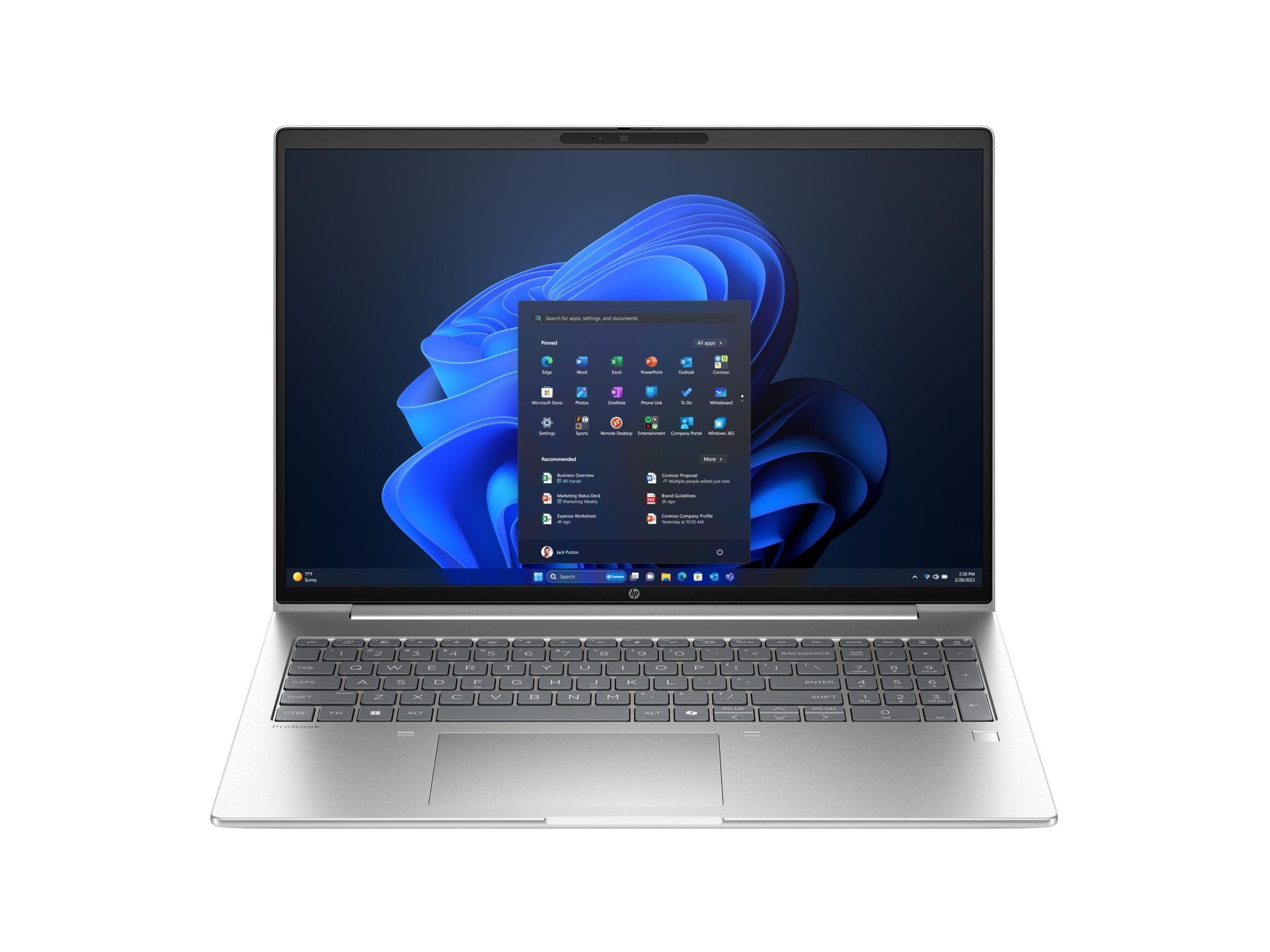 HP ProBook Notebook AI - 16" IPS | Ryzen 7 | 24 GB RAM | 512 GB SSD Bærbar Sølv B9YU1ET#UUW