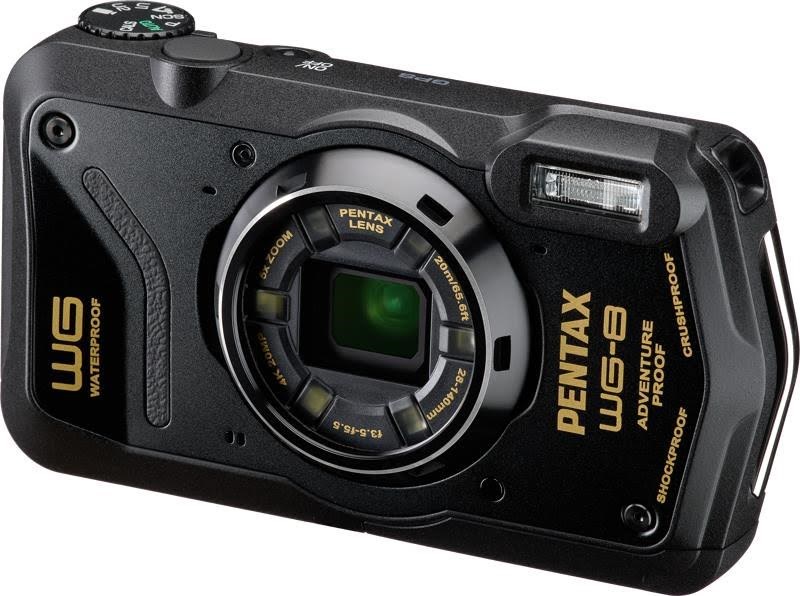 Ricoh Pentax WG-8 - Black Kamera Sort 01509