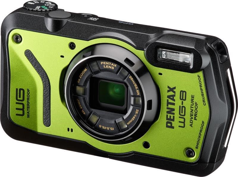 Ricoh Pentax WG-8 - Green Kamera Grøn 01510