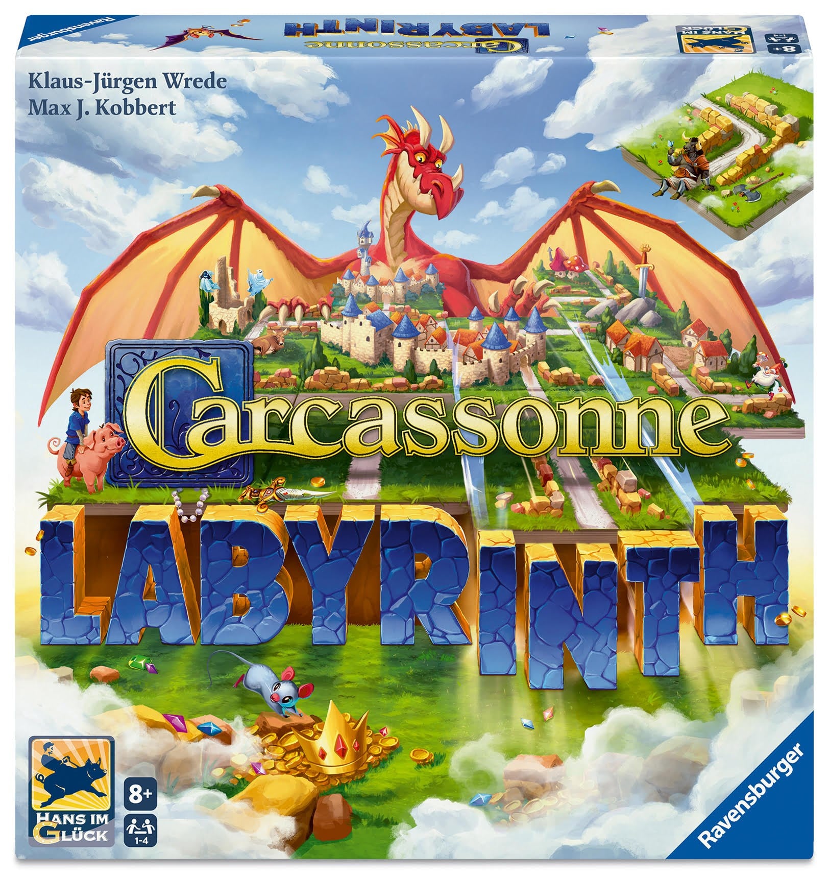 Ravensburger Carcassonne Labyrinth Brætspil 10825176