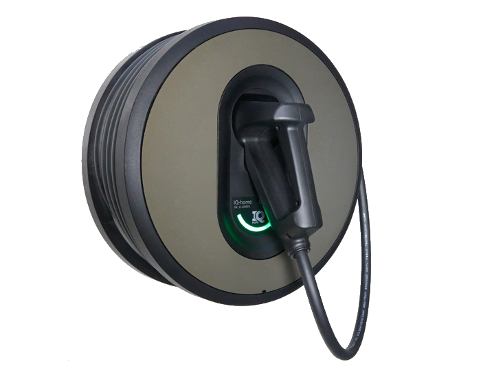 IQ-Plug IQ-home EV Charger 11kW - Type 2 ladeboks med 5,5 meter integreret kabel - WiFi - Produceret i Danmark