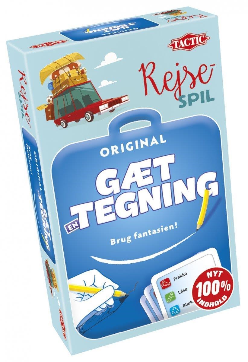 Tactic Rejsespil: Gæt En Tegning Brætspil 53324