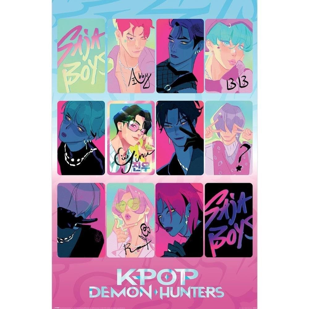 Pyramid - K-POP DEMON HUNTERS (LIGHT AND DARK) MAXI POSTER - Plakat Merchandise PP2510670