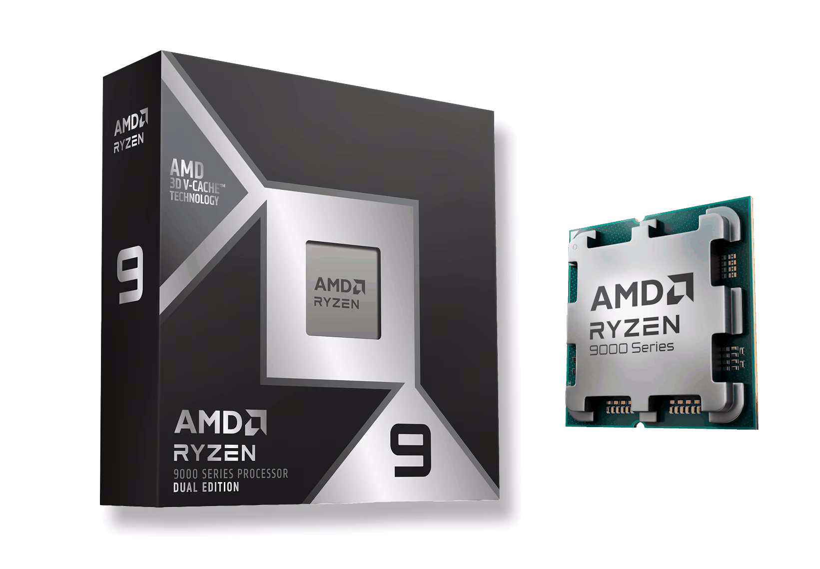 AMD Ryzen 9 9950X3D2 Dual Edition CPU - 16 kerner - 4.3 GHz - AMD AM5 - AMD Boxed (uden køler) Cpu 100-100001978WOF