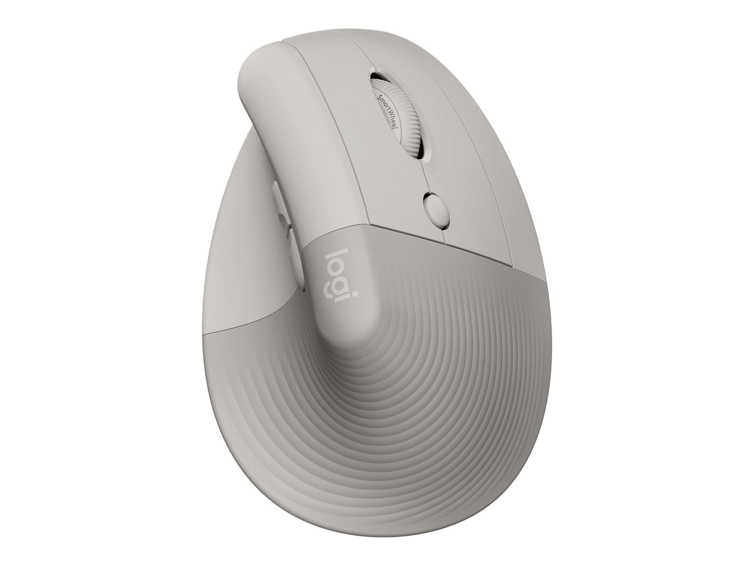 Logitech Lift Right Vertical - Sand - Vertical mouse - Optisk - 6 knapper - Sand