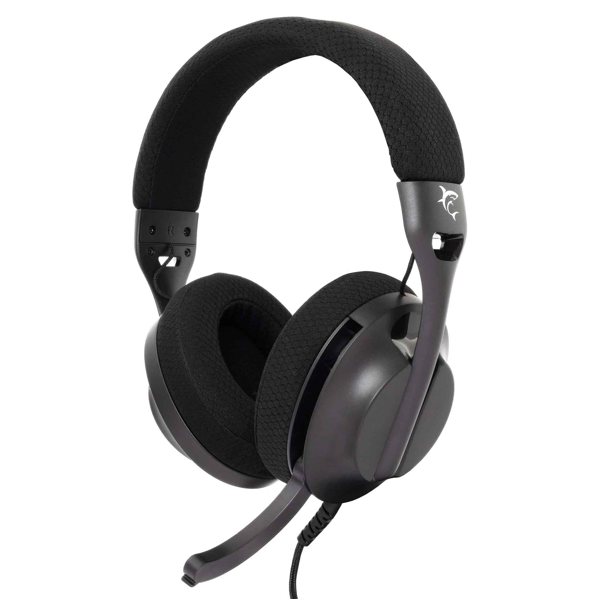 White Shark PARROT Wired Gaming Headset Hovedtelefoner Og Headset Sort PARROT BLACK