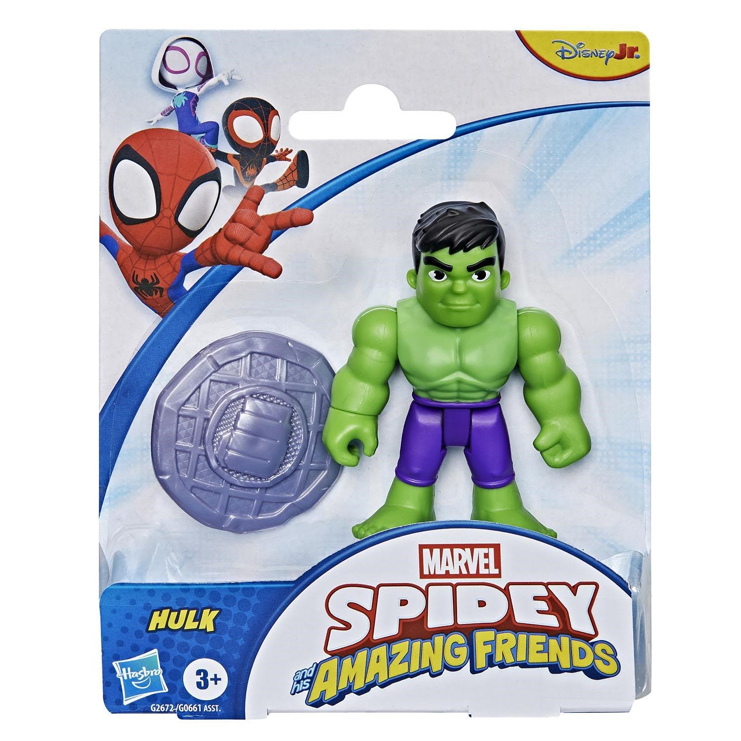 Marvel Spidey And His Amazing Friends 3" Hulk Accessory Figur G26725X00