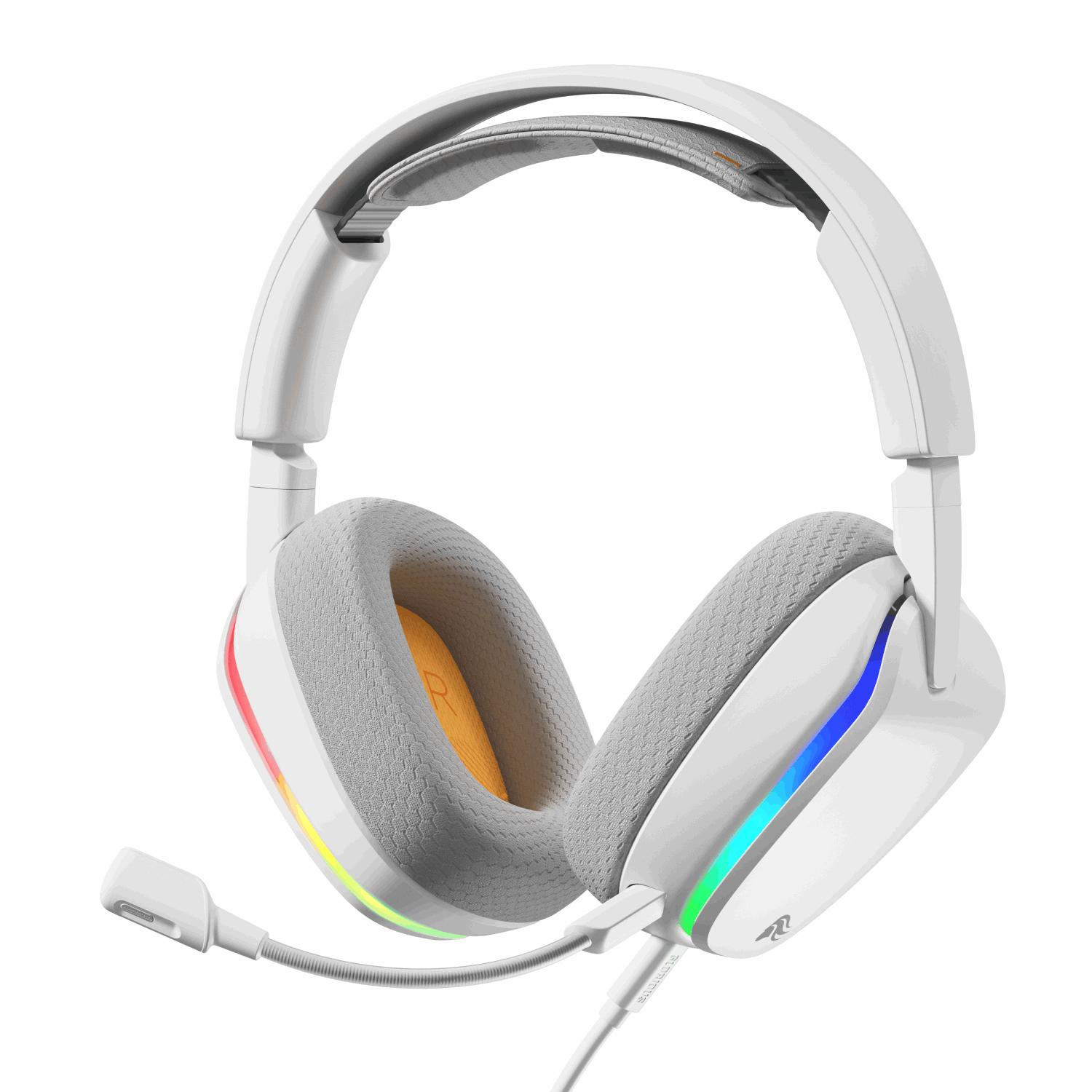 Glorious GHS RGB Eternal Wired Hovedtelefoner Og Headset Hvid GLO-A-2PC-WHT