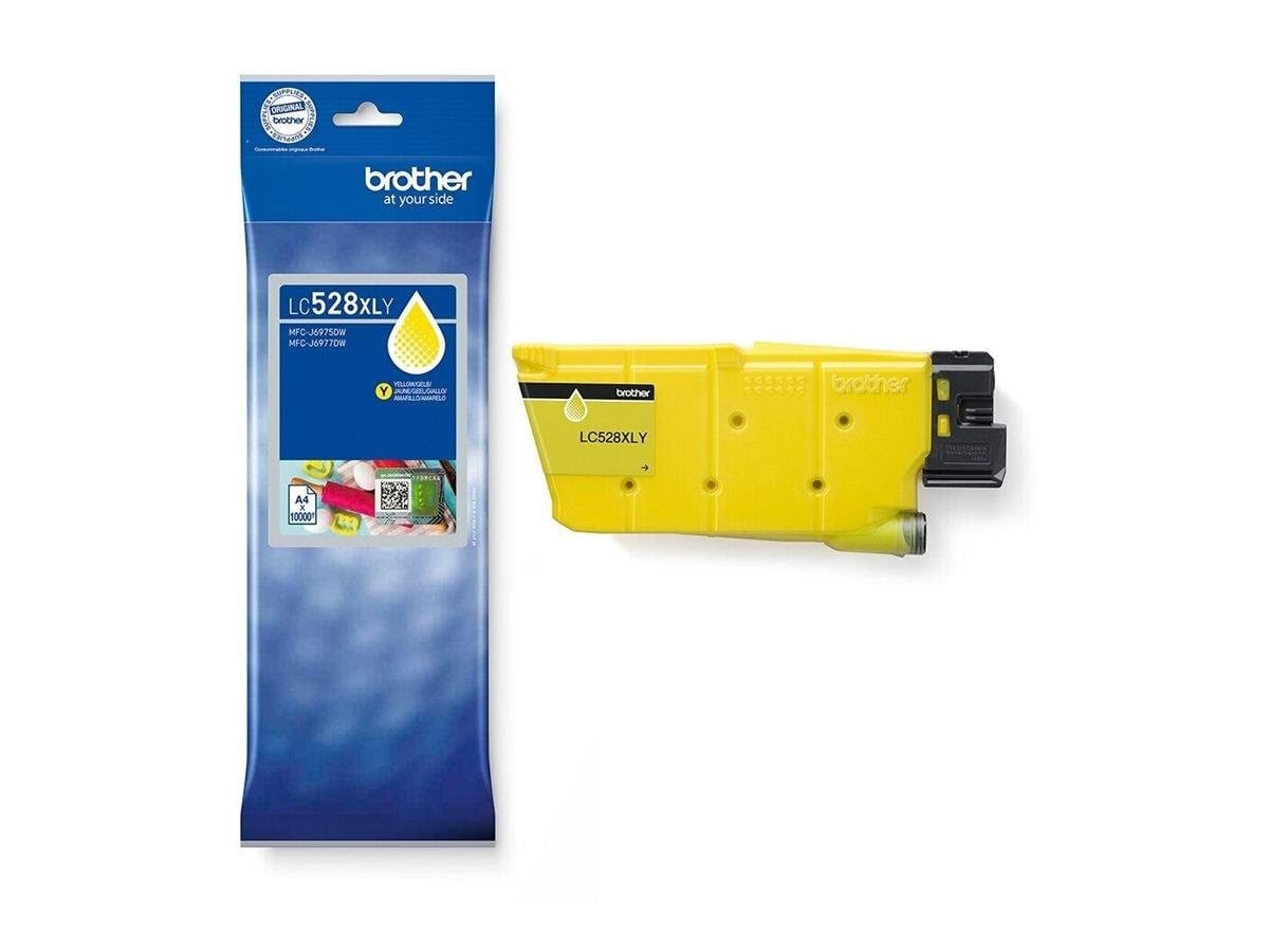 Brother LC528XLY - High Yield - yellow - original - ink cartridge Printerpatron Og Toner Gul
