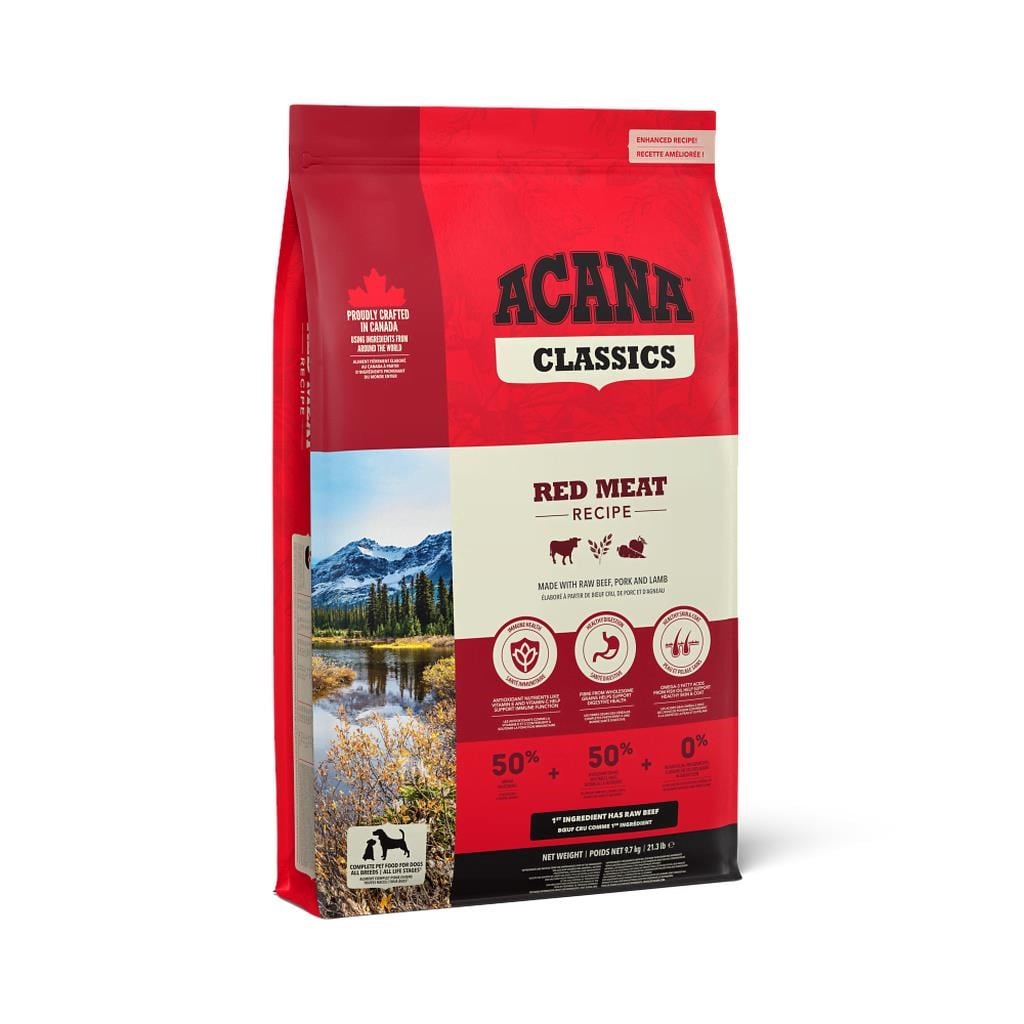Acana Classics Red Meat Dry Dog Food 2kg Hundeudstyr 064992561208