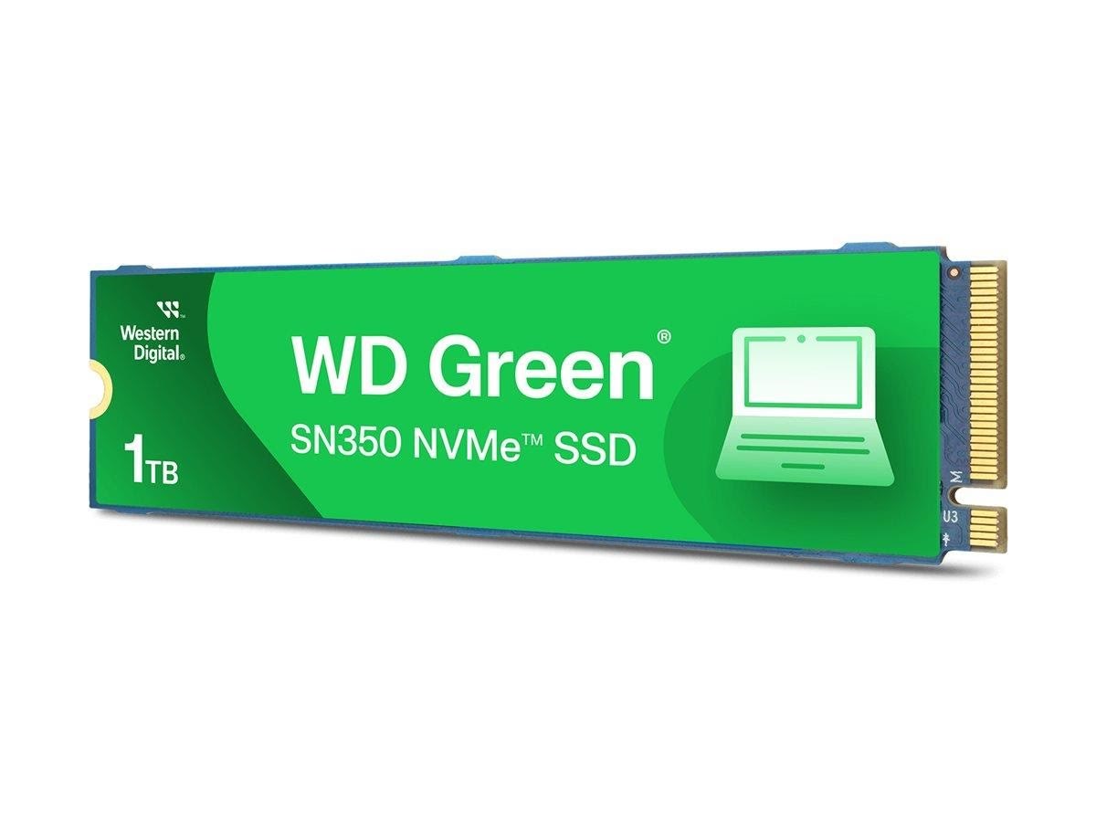 WD Green SN350 NVMe SSD S100T2G0C-00CDH0 - SSD - 1 TB - PCIe 3.0 x4 (NVMe) Ssd Harddisk WDS100T2G0C-00CDH0