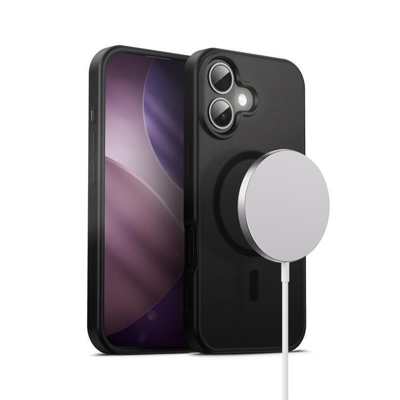 CRONG Hybrid Frost MAG Cover - MagSafe iPhone 17 Case (Black) Mobilcover CRGHFMIP1763BLK